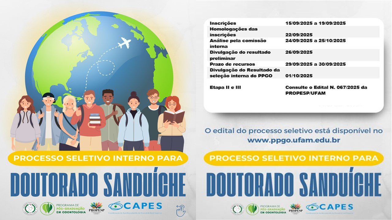 Seleção interna do doutorado sanduíche 2025/2026